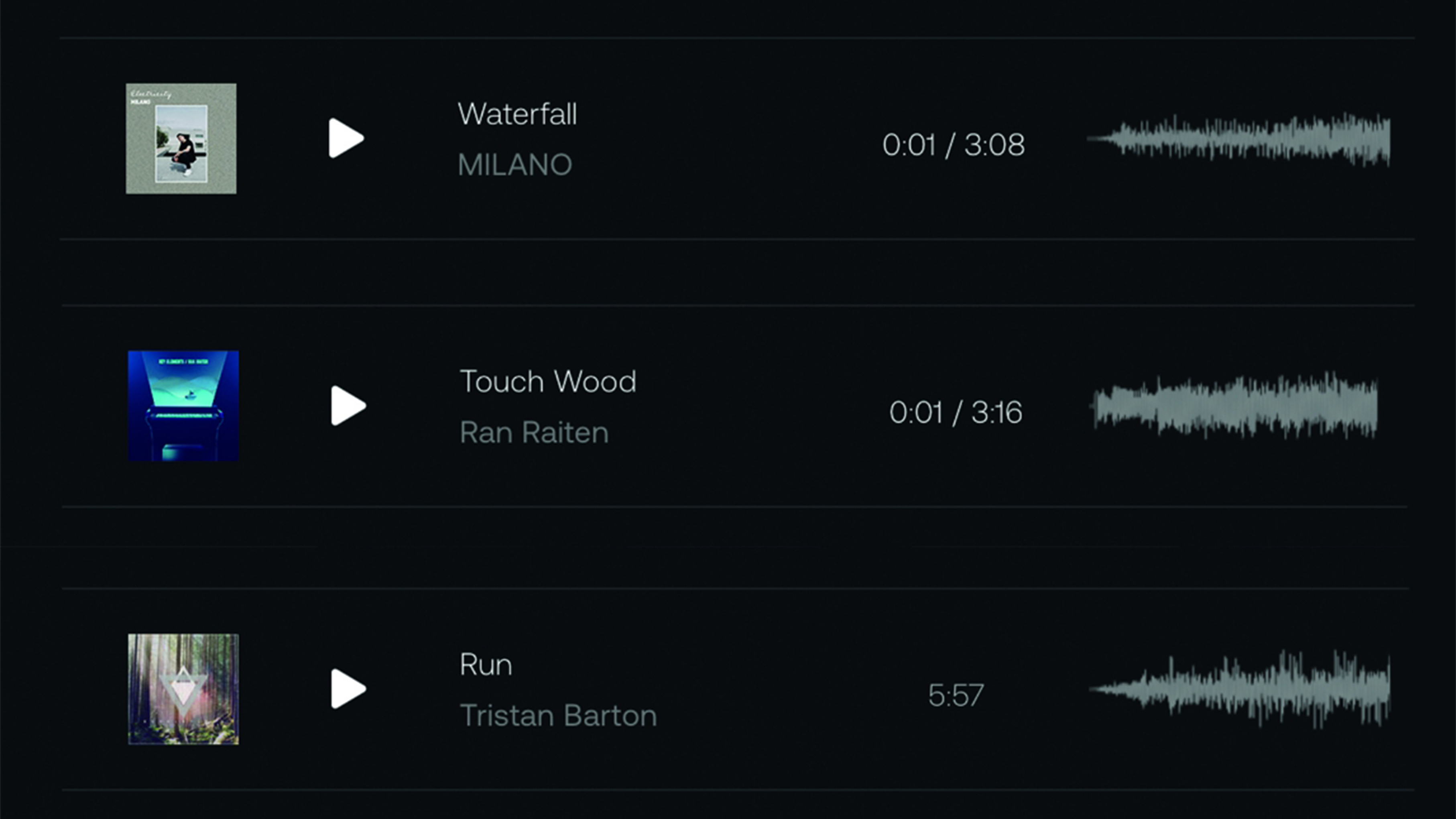 Several soundtracks used for Straple animation
