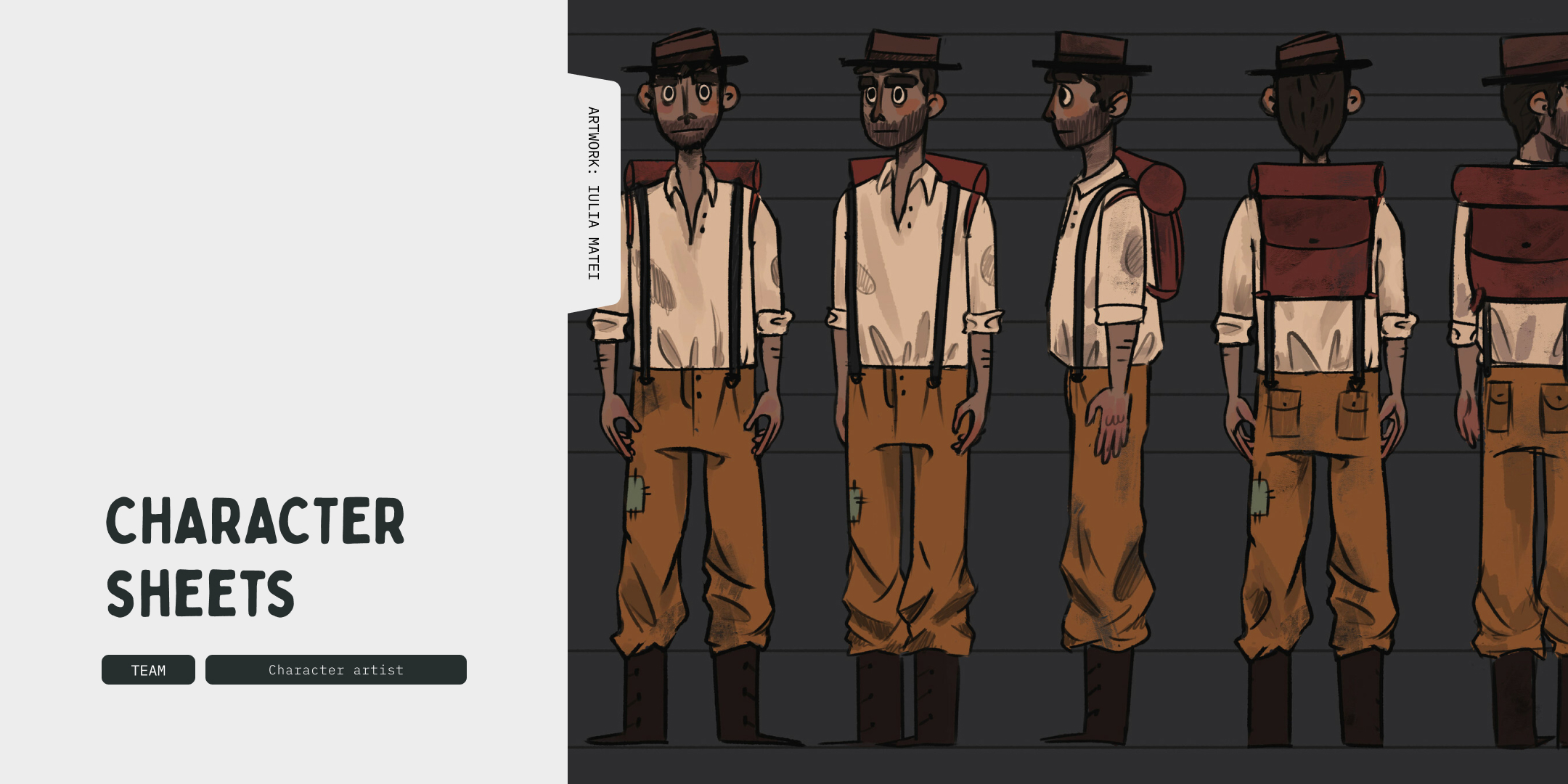 Character sheets