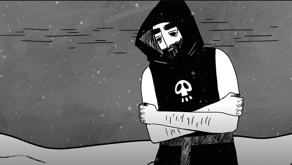 2D animation of brother pain