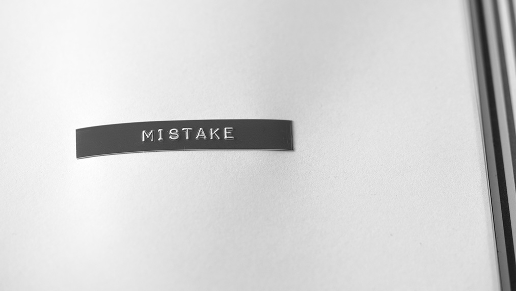 mistake sticker