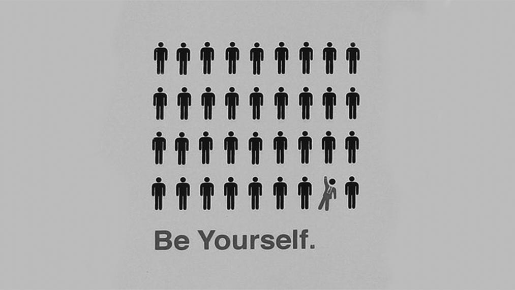 be yourself poster