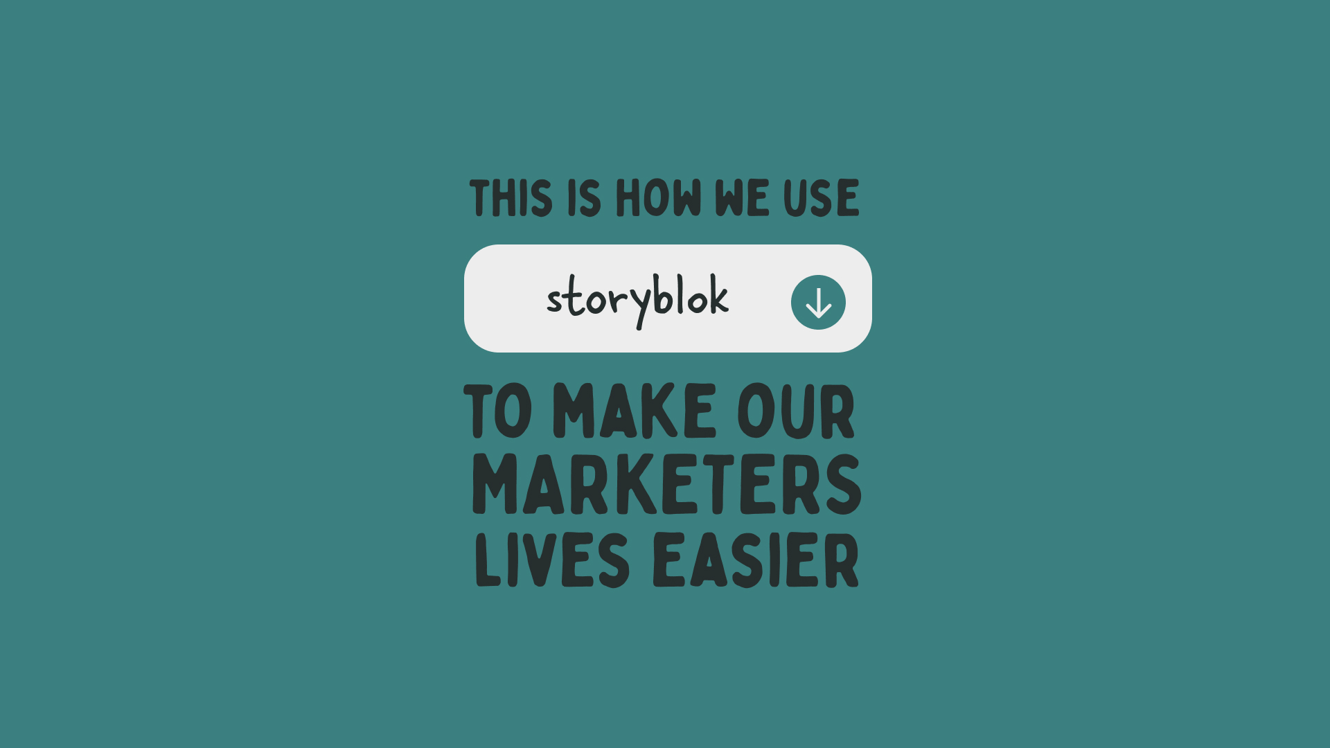 an image that introduces Storyblok as a tool for upgrading your work life with ecommerce stores