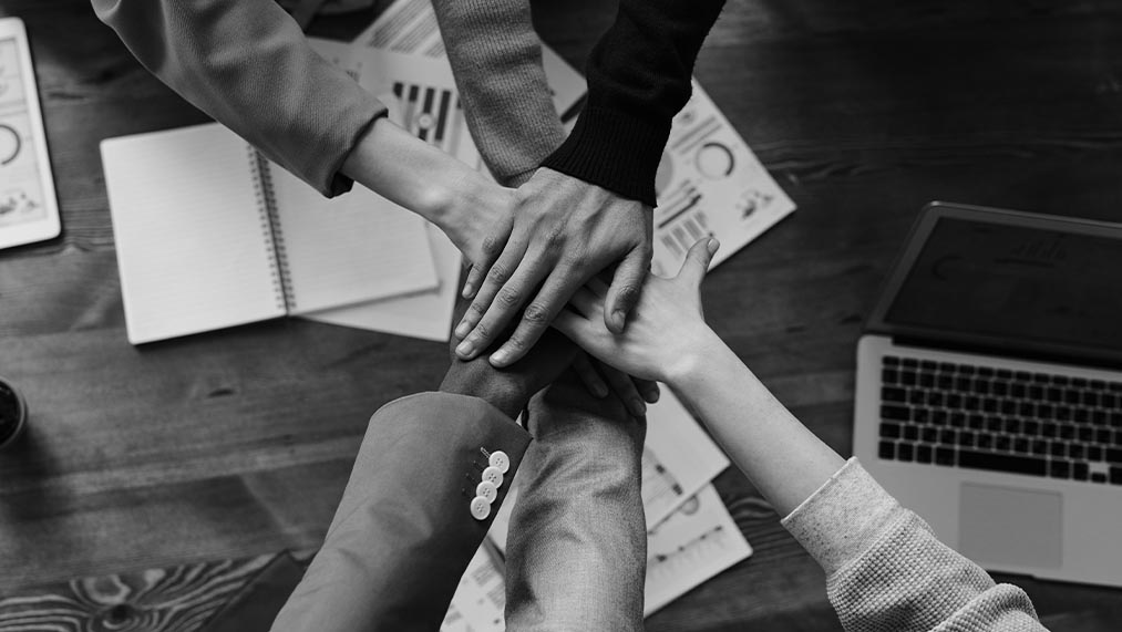 joining hands