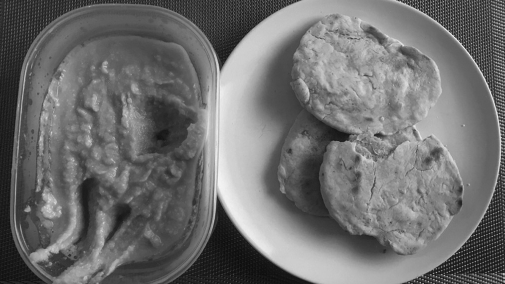 ration dip and flatbreads