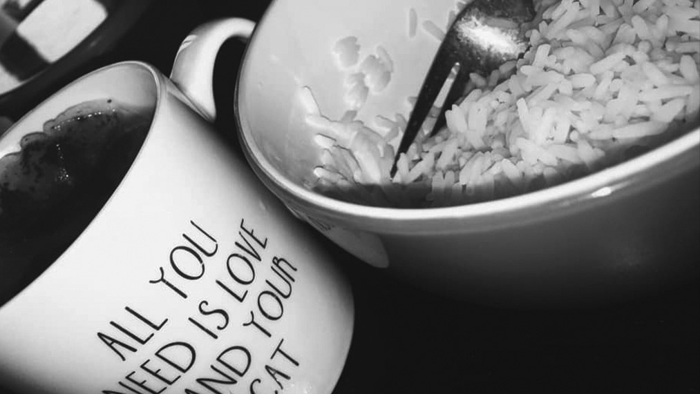 ration rice and tea