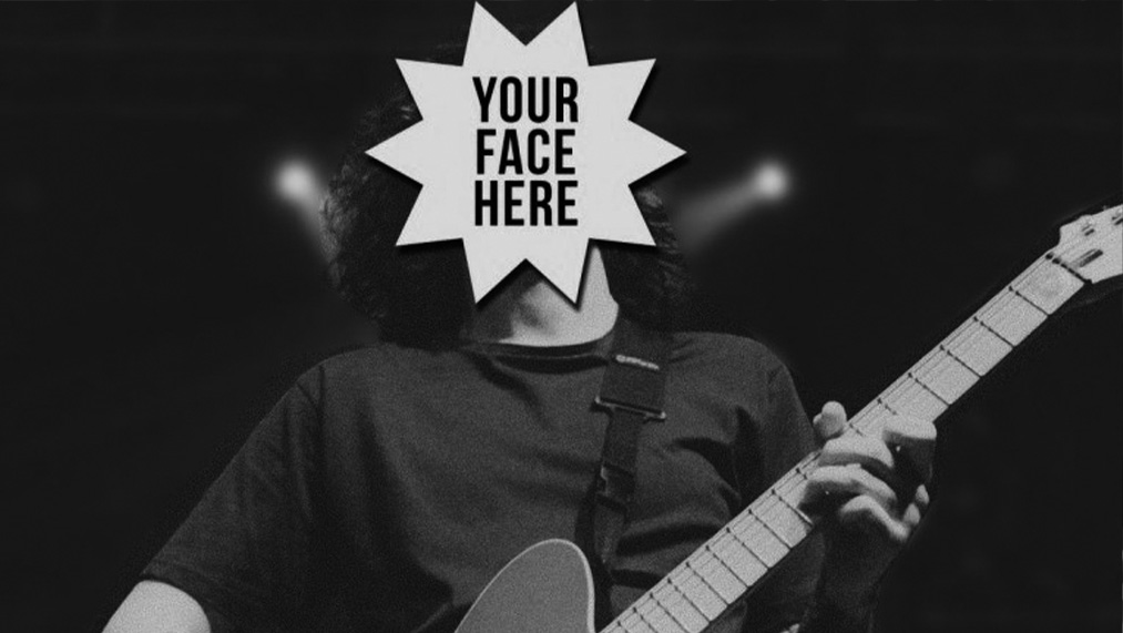 man playing guitar
