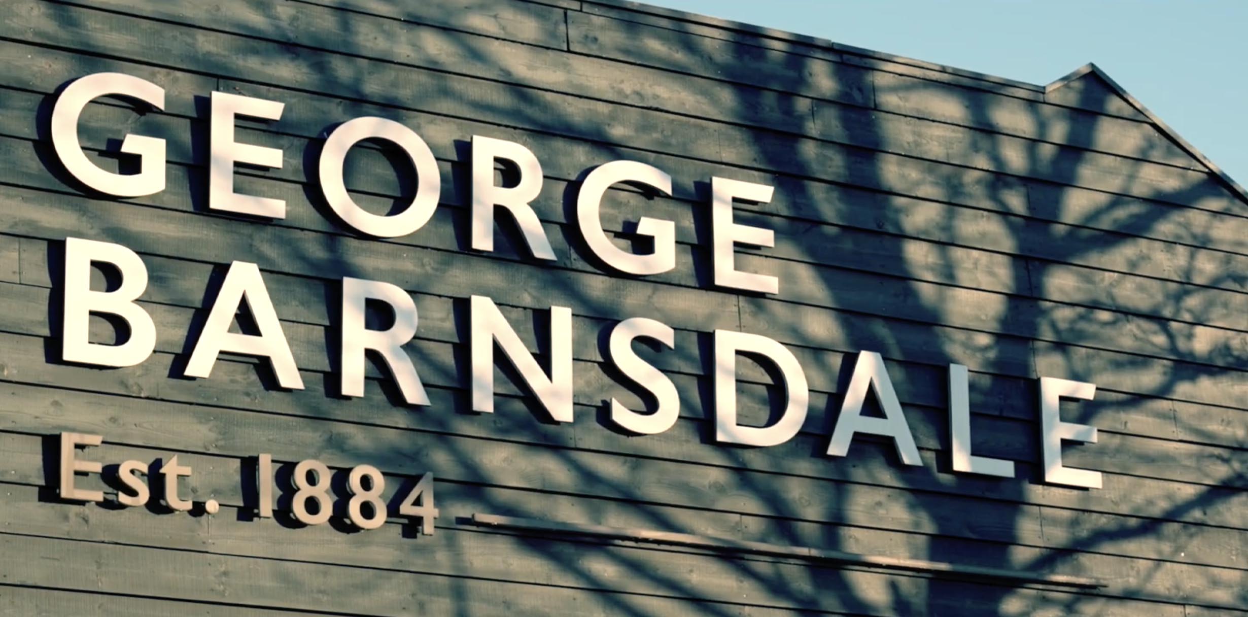 George Barnsdale logo on a building