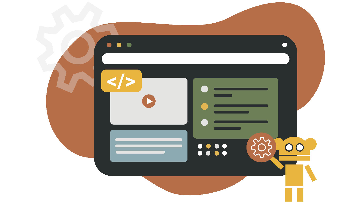 Web design process - development